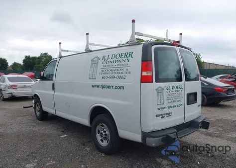 2014 GMC Savana G2500 z USA, uszkodzony, nr VIN 1GTW7FCA9E1912589